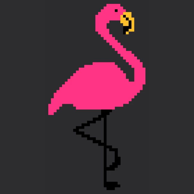 Flamingo PIxel Art