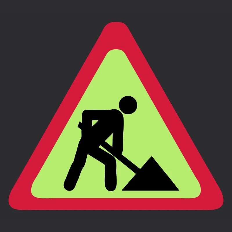sign construction site works 2303