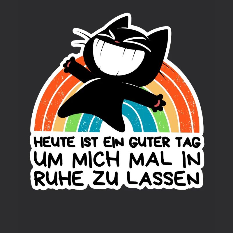 Lass mich in Ruhe: Glücklich allein mit Regenbogen