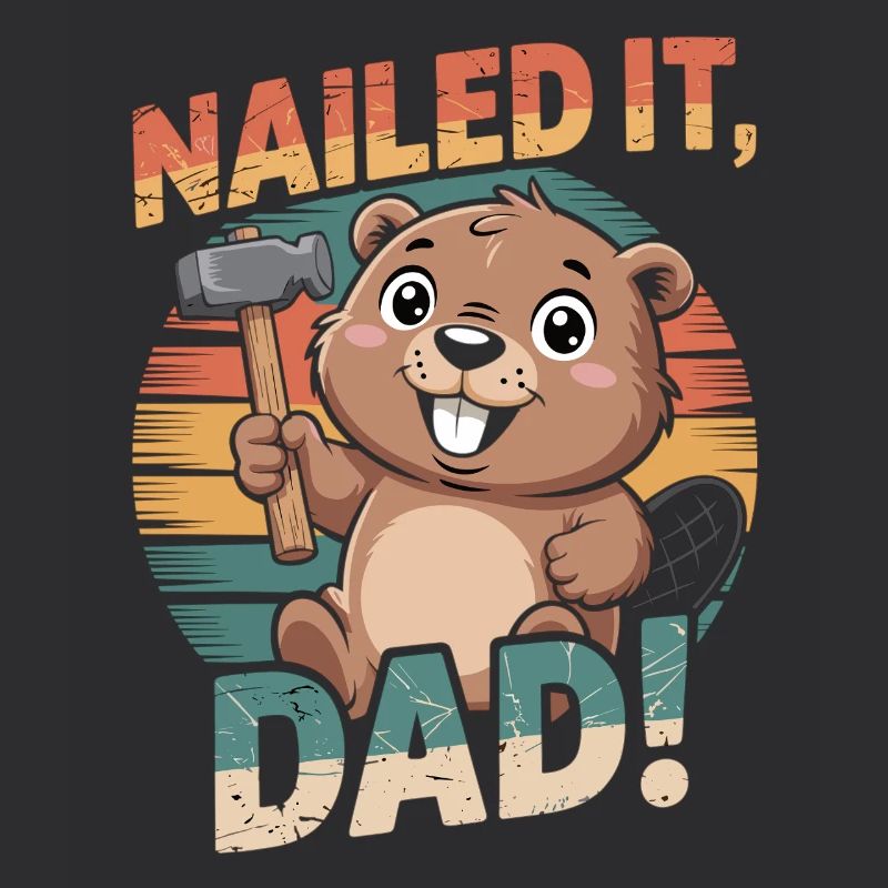 Vatertags Shirt mit Hammer