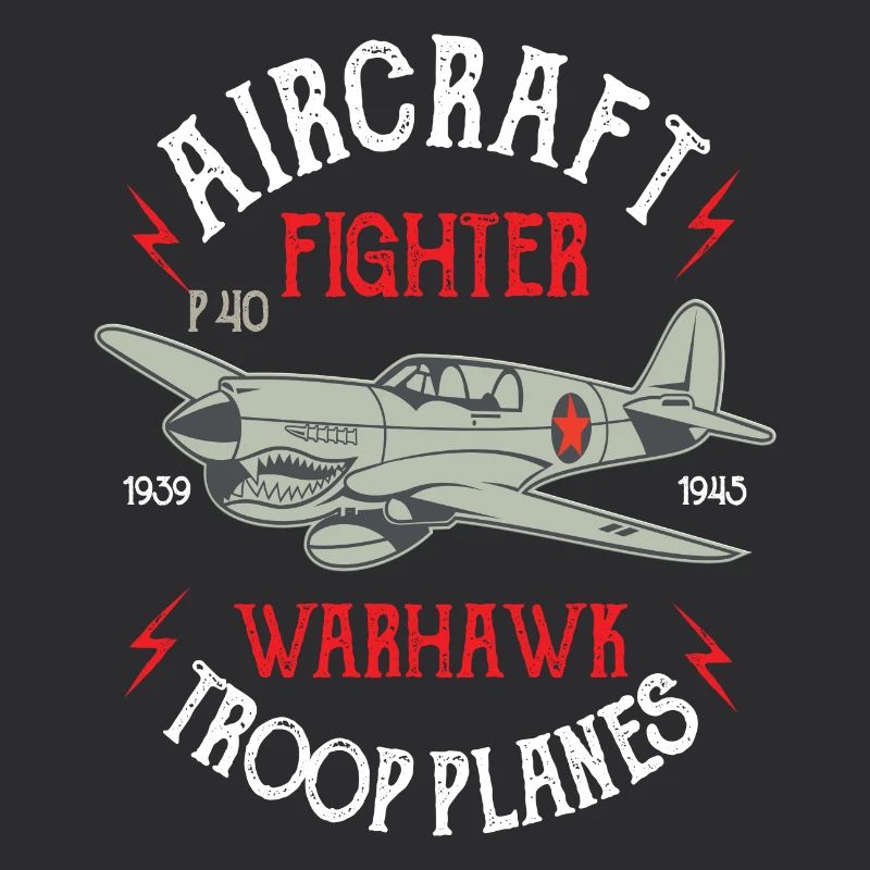 Aircraft Warhawk Troop Plane Fighter Gift Flight