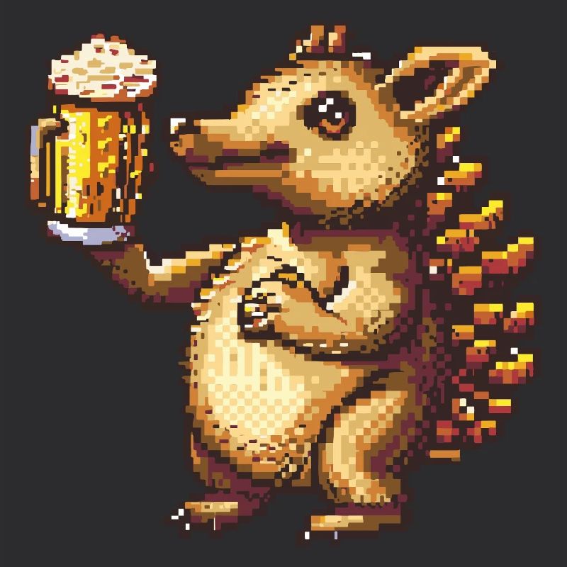 Armadillo Pixel Beer