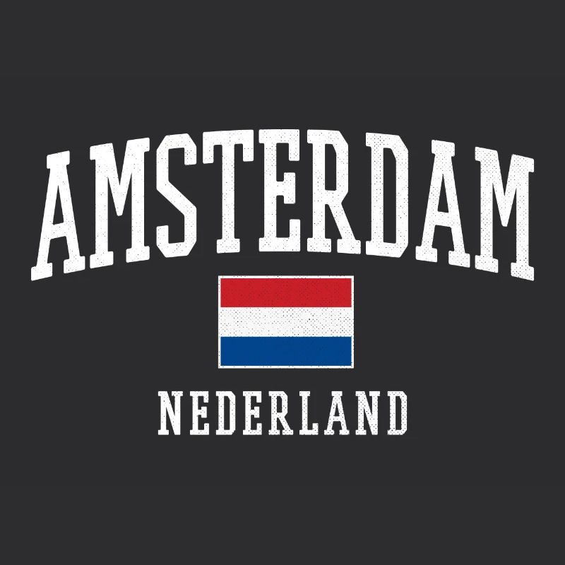 Conception du drapeau Amsterdam NL