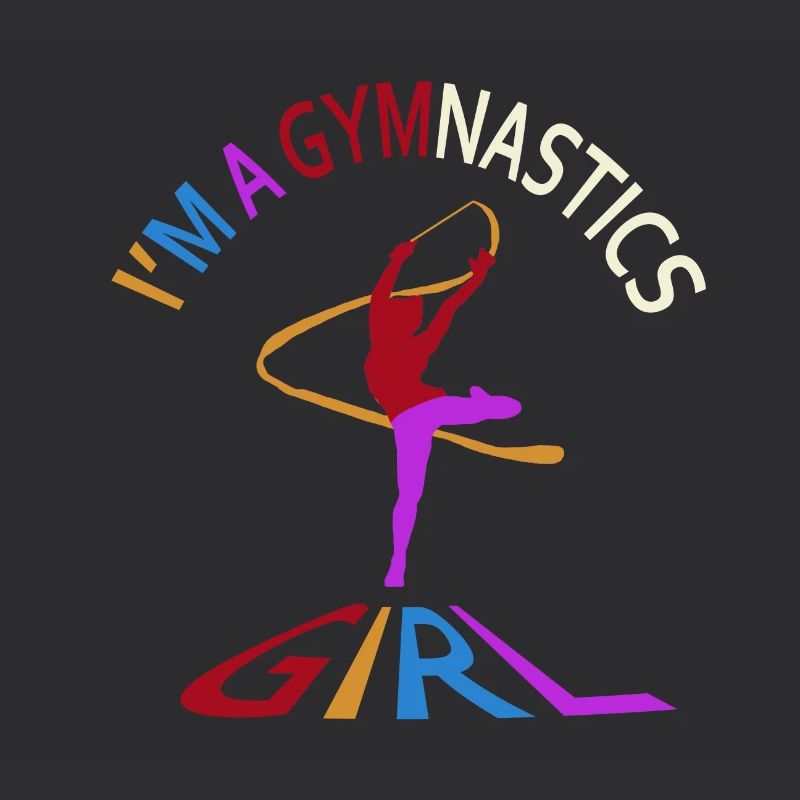 Ich bin ein Gymnastikmädchen