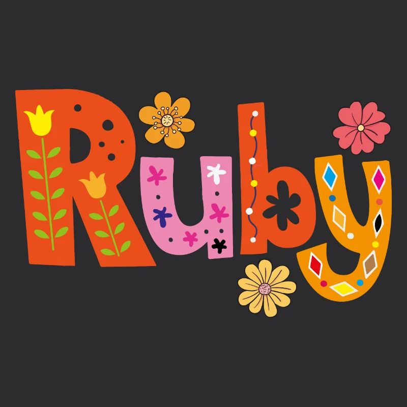Personalisierter Ruby-Name