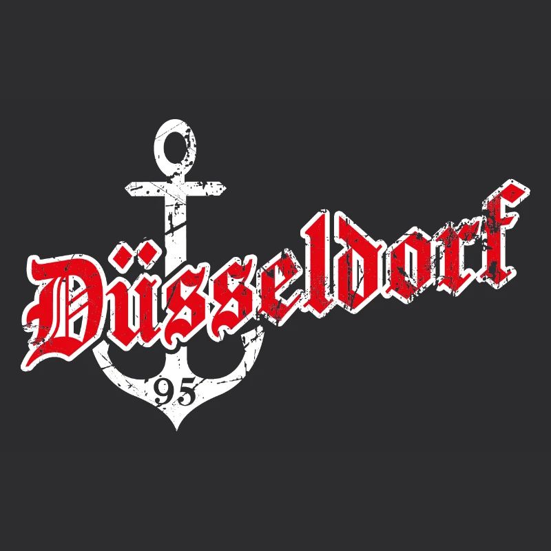 Düsseldorf mit Anker