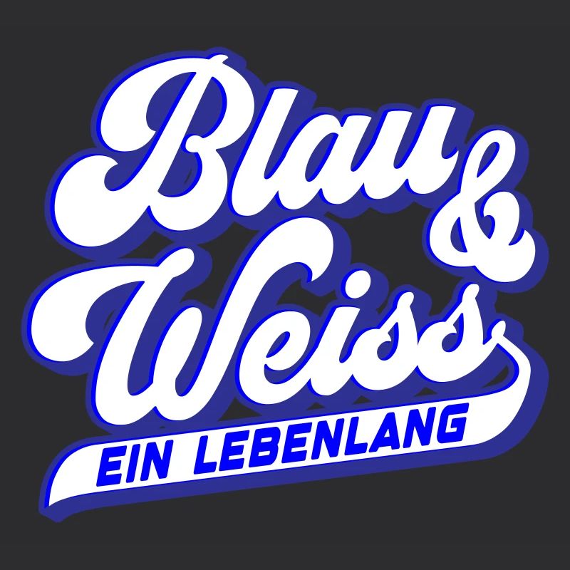 Blau & Weiss ein Lebenlang | Farben änderbar