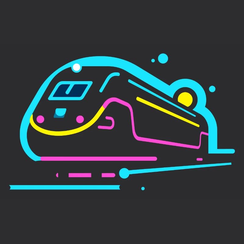 Train Comic Look
