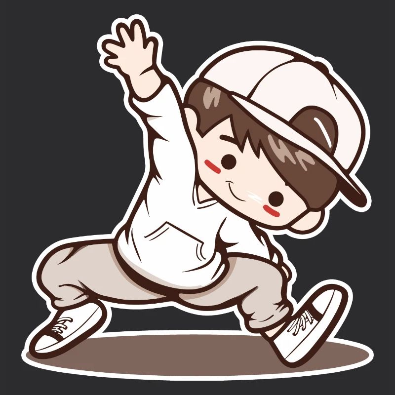 Kleiner Breakdancing Junge