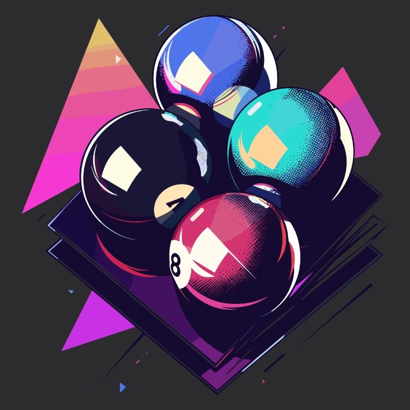 Boules de billard graphique
