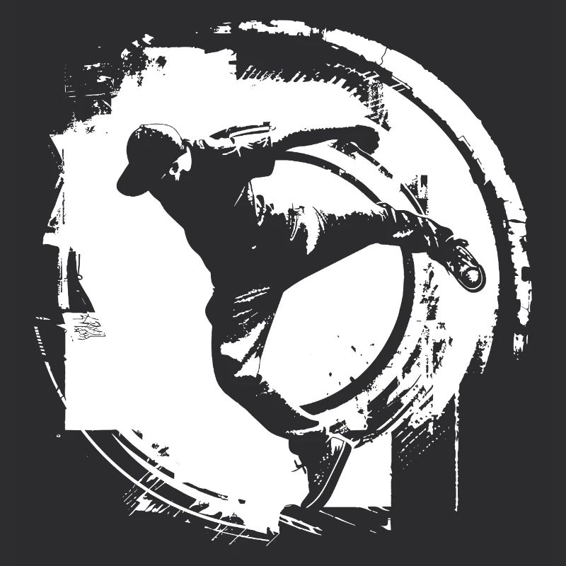 Breakdancer Zeichnung