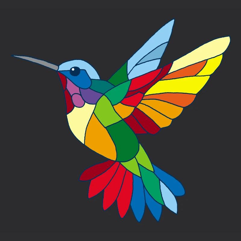 Colibri multicolore