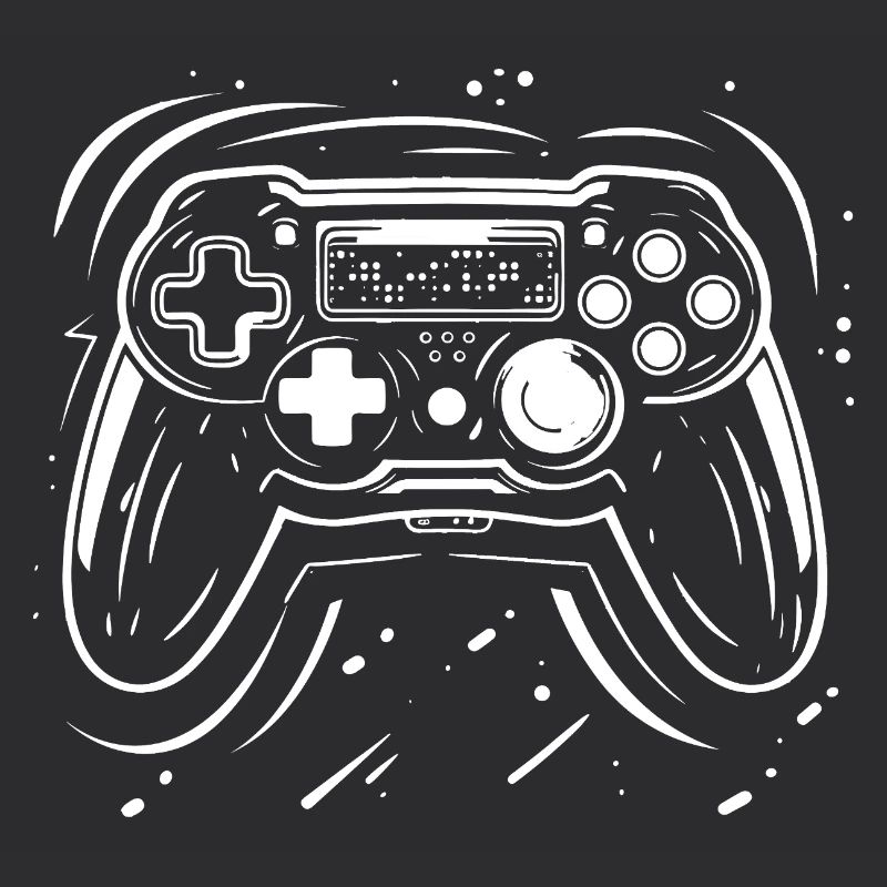 Gaming Controller Drawing