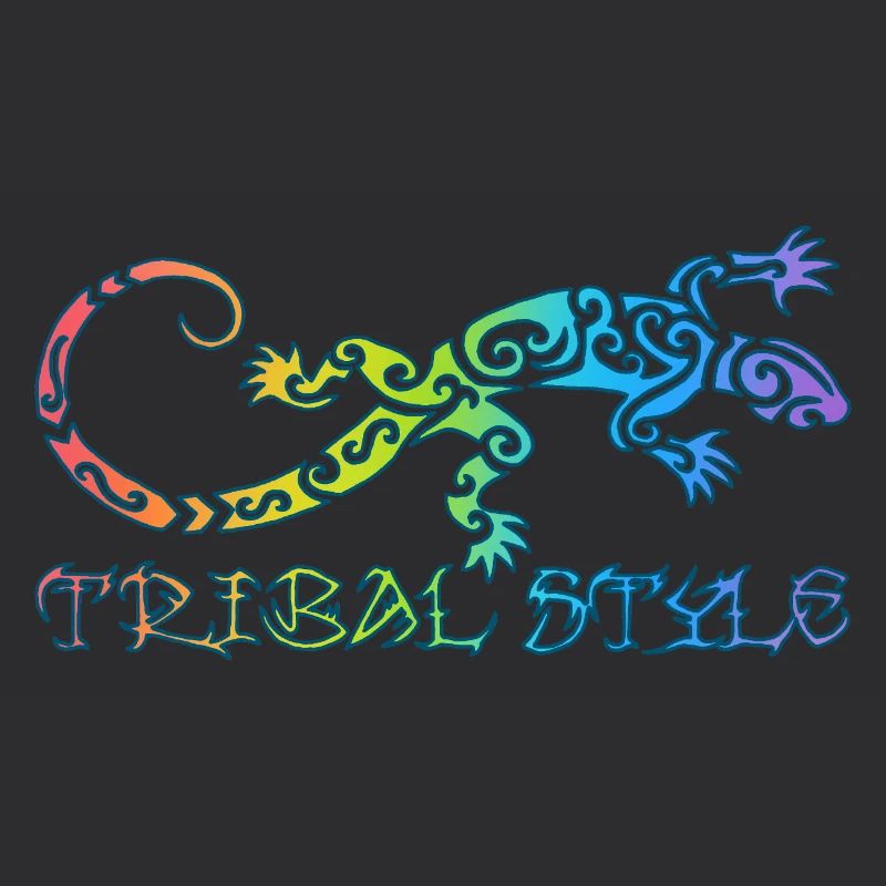 Polynesian rainbow lizard