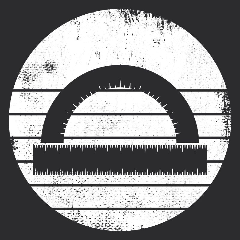 Semi-circular protractor