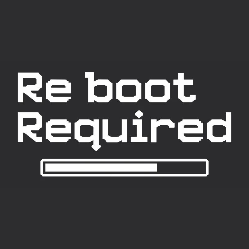 Redémarrage requis - Style de jeu rétro