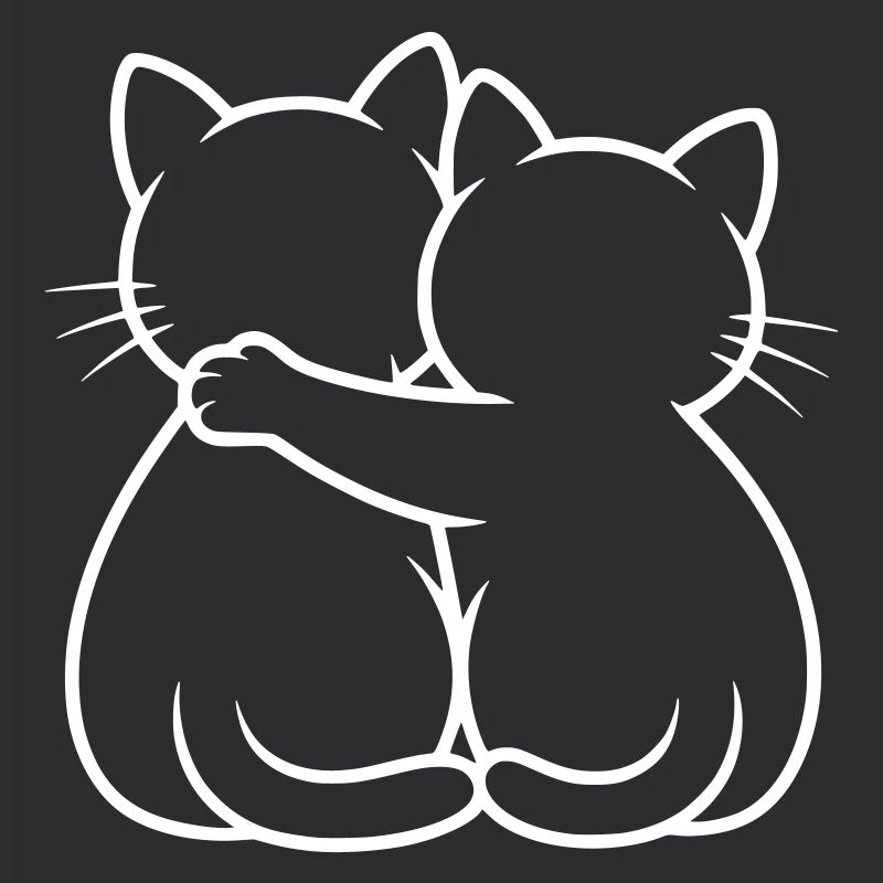 Câlin de chat (couleur changeante)