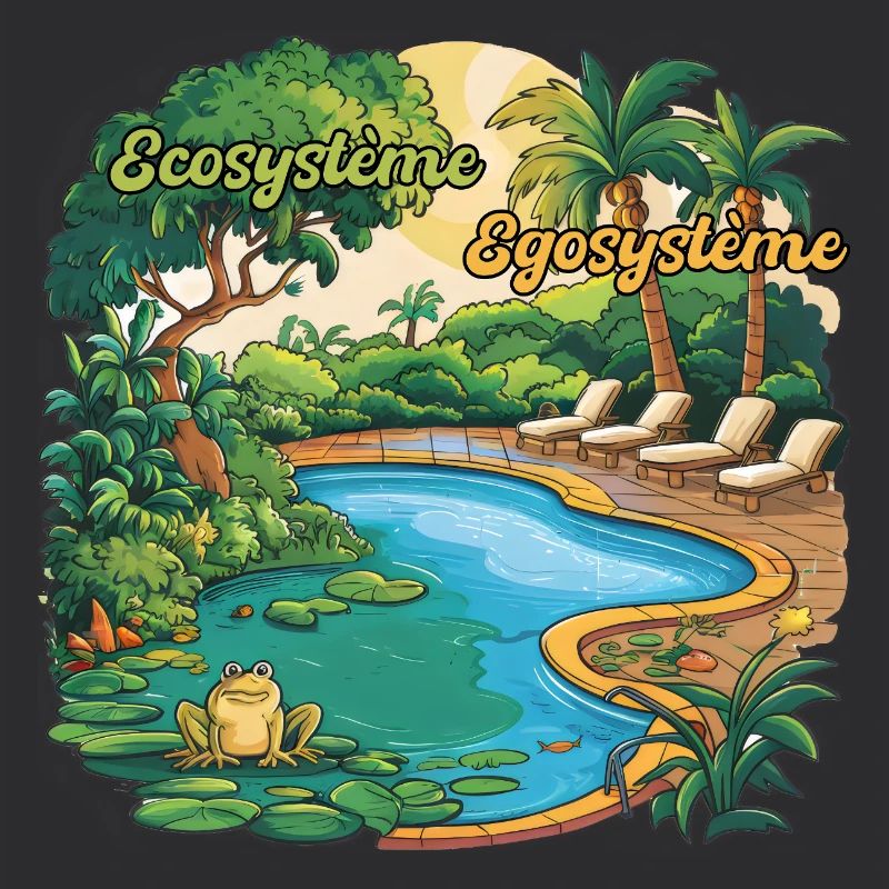 Ecosystem Egosystem Message Engagé pour la Planète