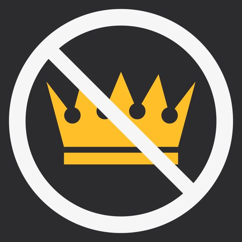 Pas de rois ! (Panneau de protestation / NEG 2C)