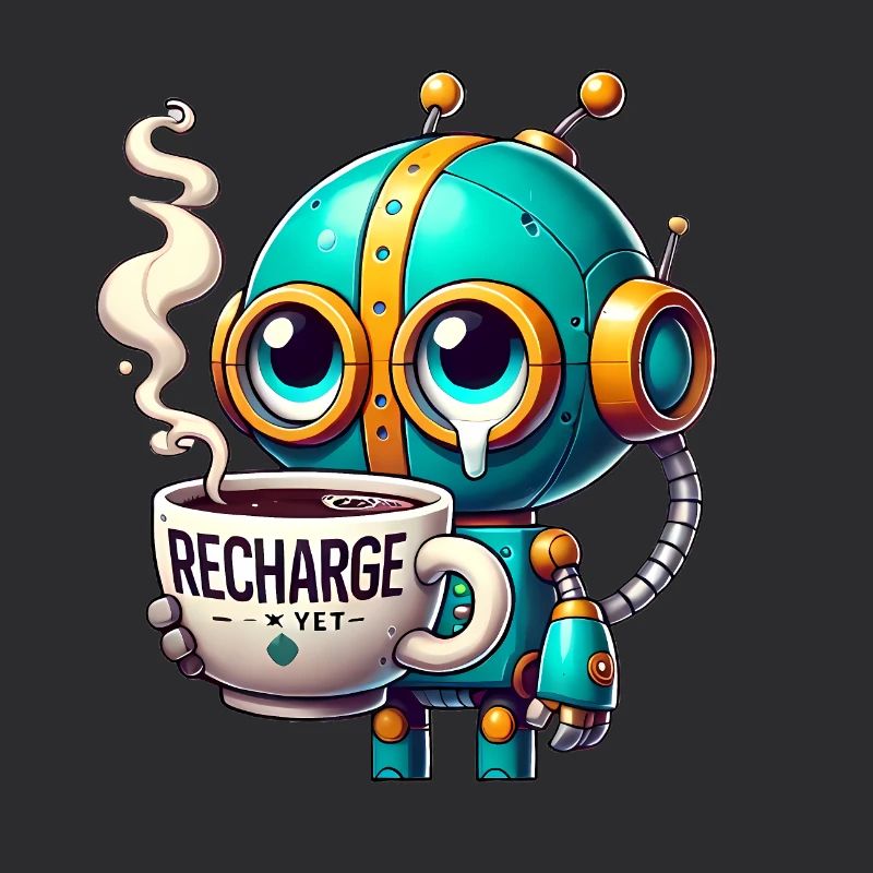 CoffeeFueled Robot Recharge Mode