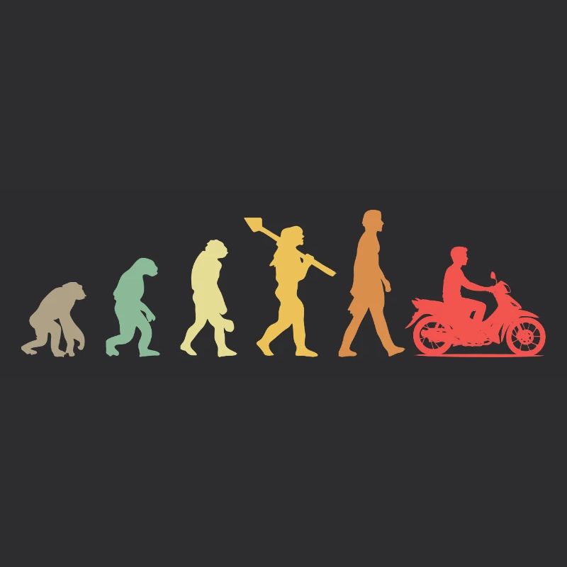  Evolution Moped Mofafahrer