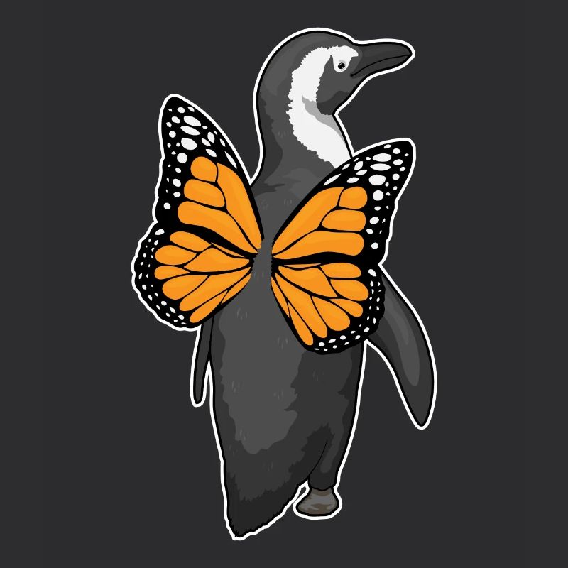 Ailes de papillon de pingouin