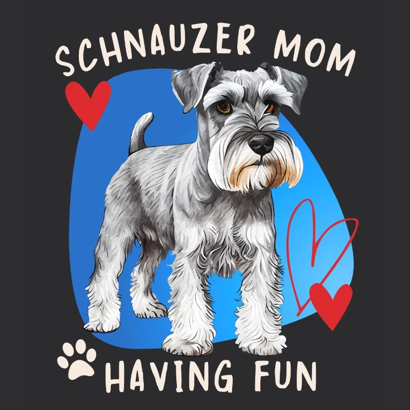 Schnauzer, Schnauzer-Terrier, Schnauzer-Mom Spruch