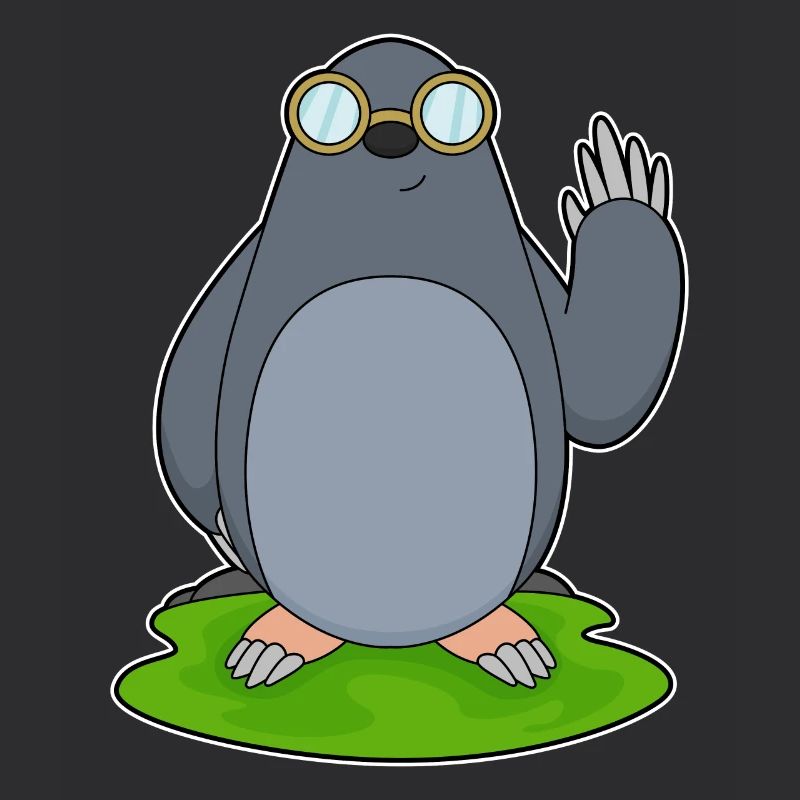 Maulwurf Brille