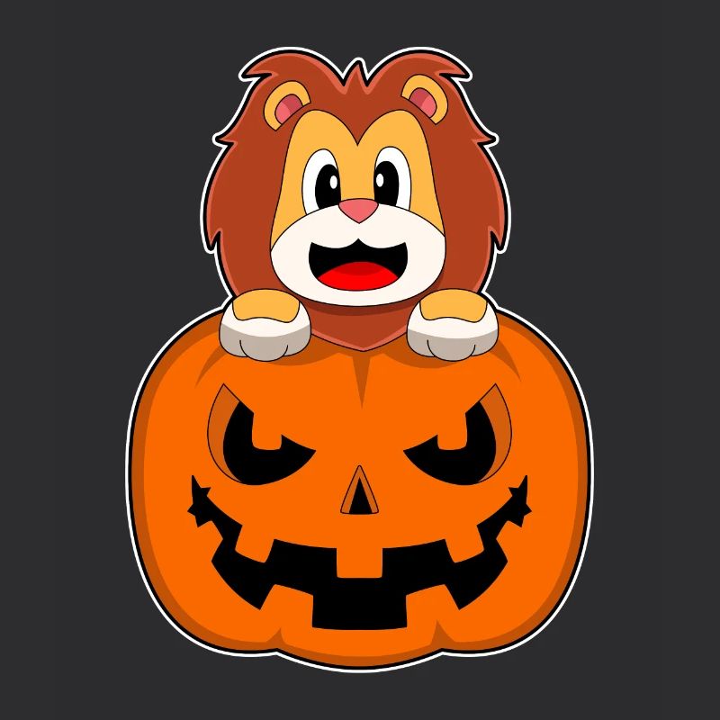Lion Halloween Pumpkin