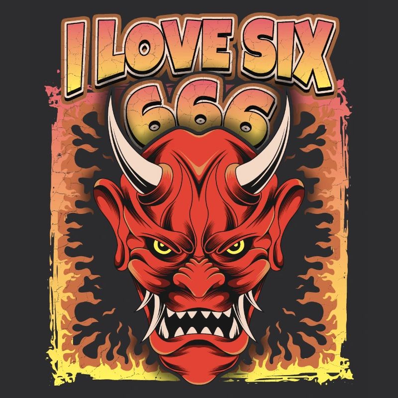 Teufel-Devil, Satan Spruch 666