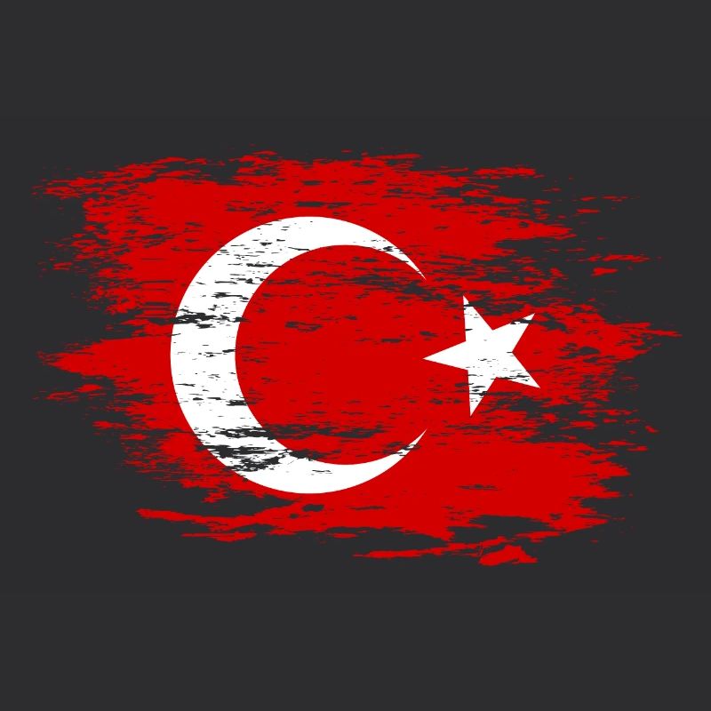 Drapeau de la Turquie utilisé