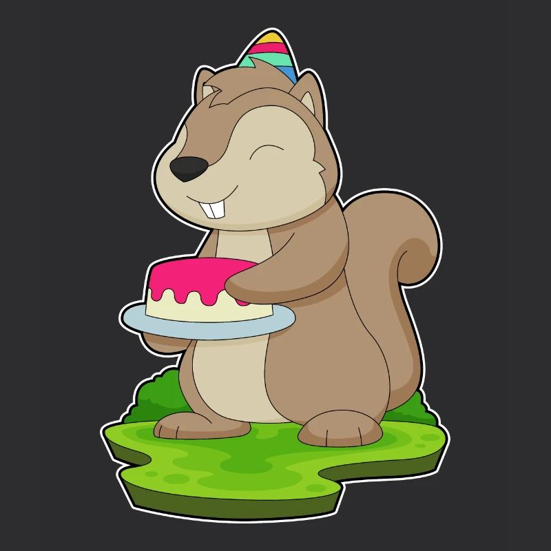 Squirrel Birthday Cake