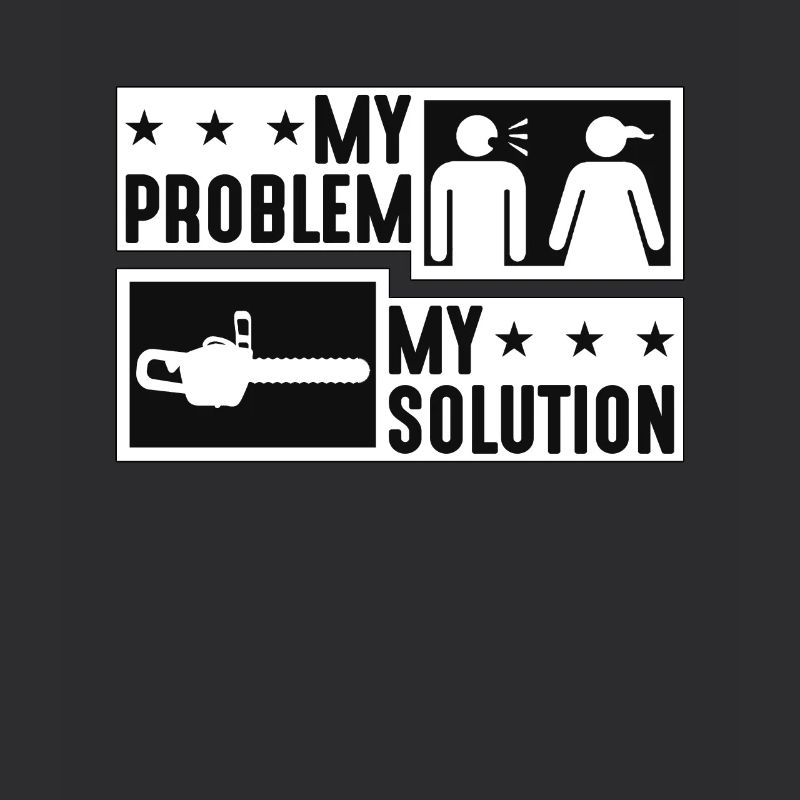 Tree Surgeon My Problem My Solution Pictogram Mom