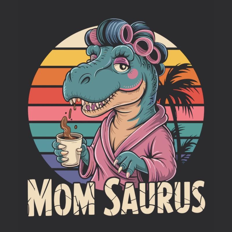 Retro Mama Saurus for strong mothers