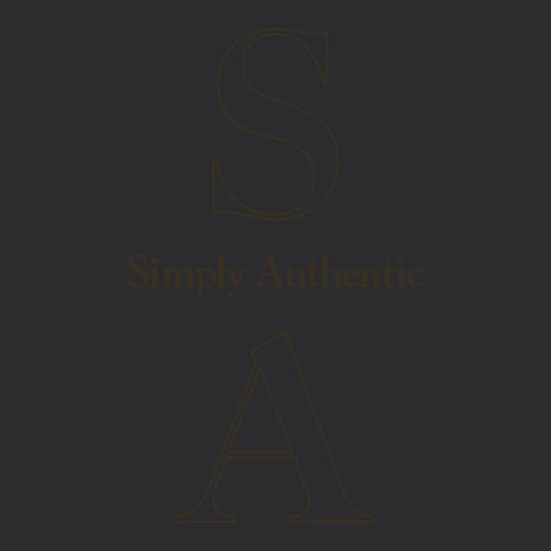 Simply Authentic Statement Spruch