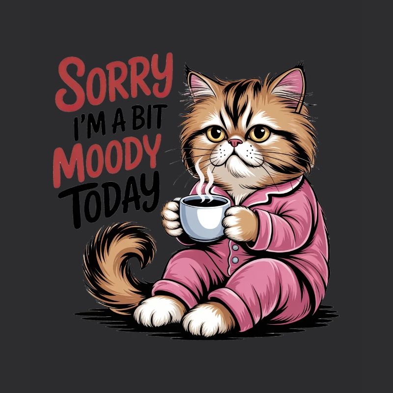 Funny Cat Sorry Im A Bit Moody Today