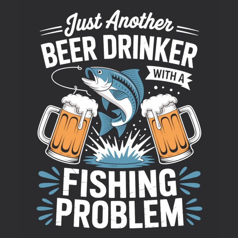 Angeln und Bier Spruch