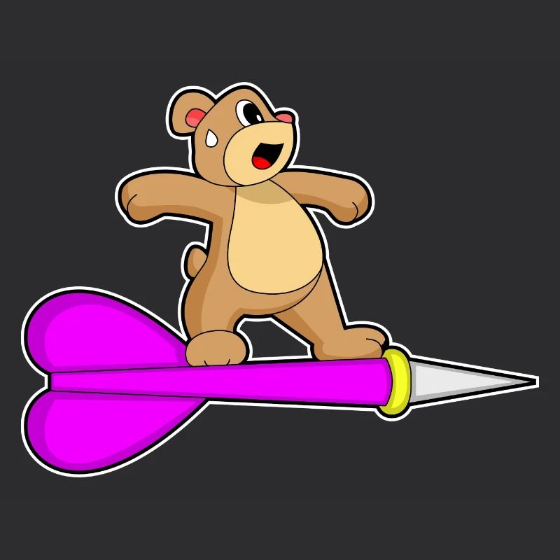 Bär Dart Dartpfeil