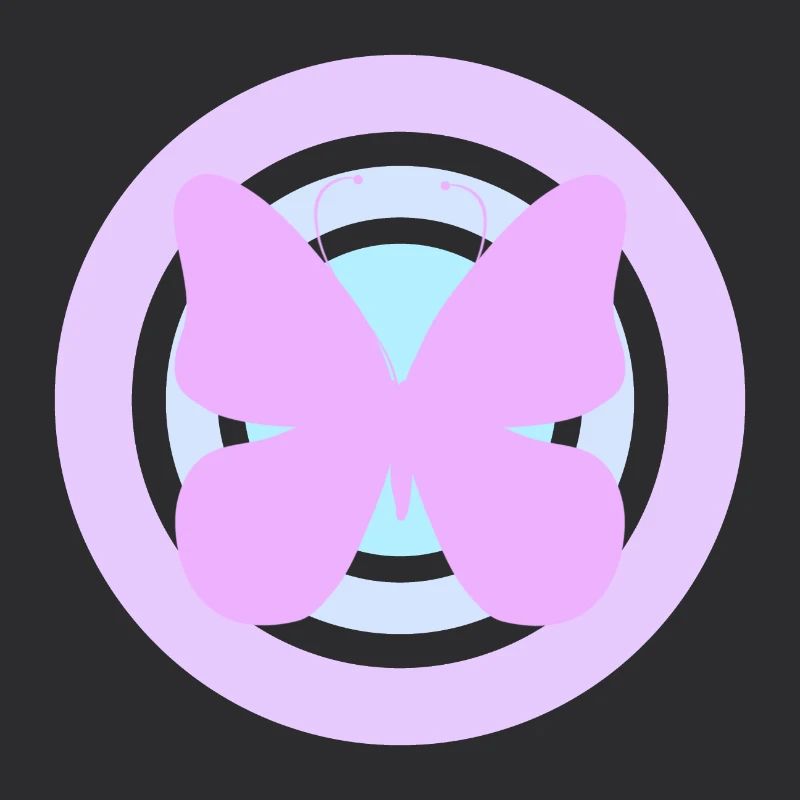 Papillon céleste violet