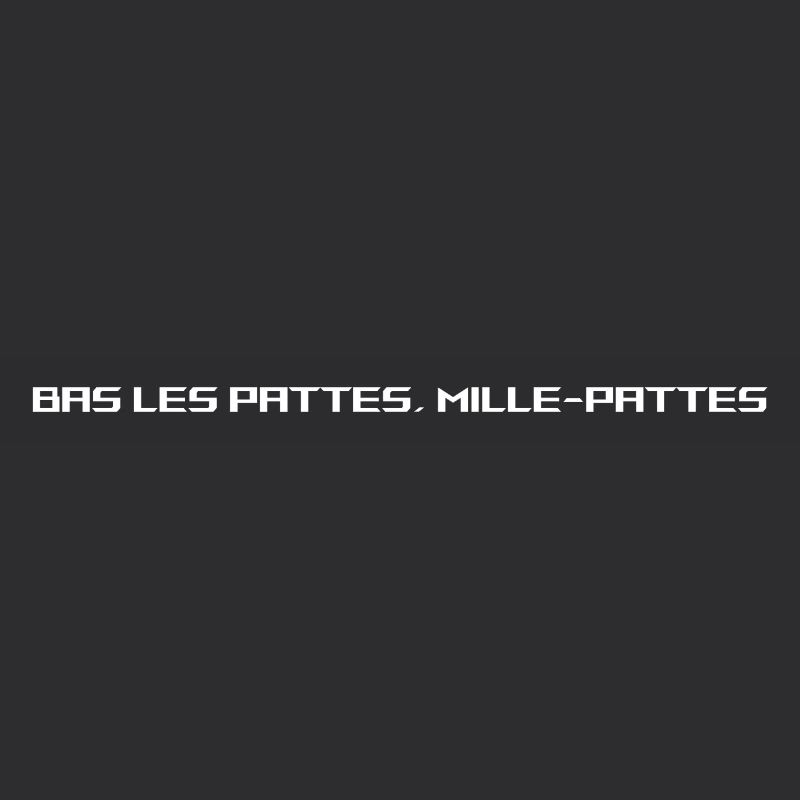 BAS LES PATTES, MILLE-PATTES