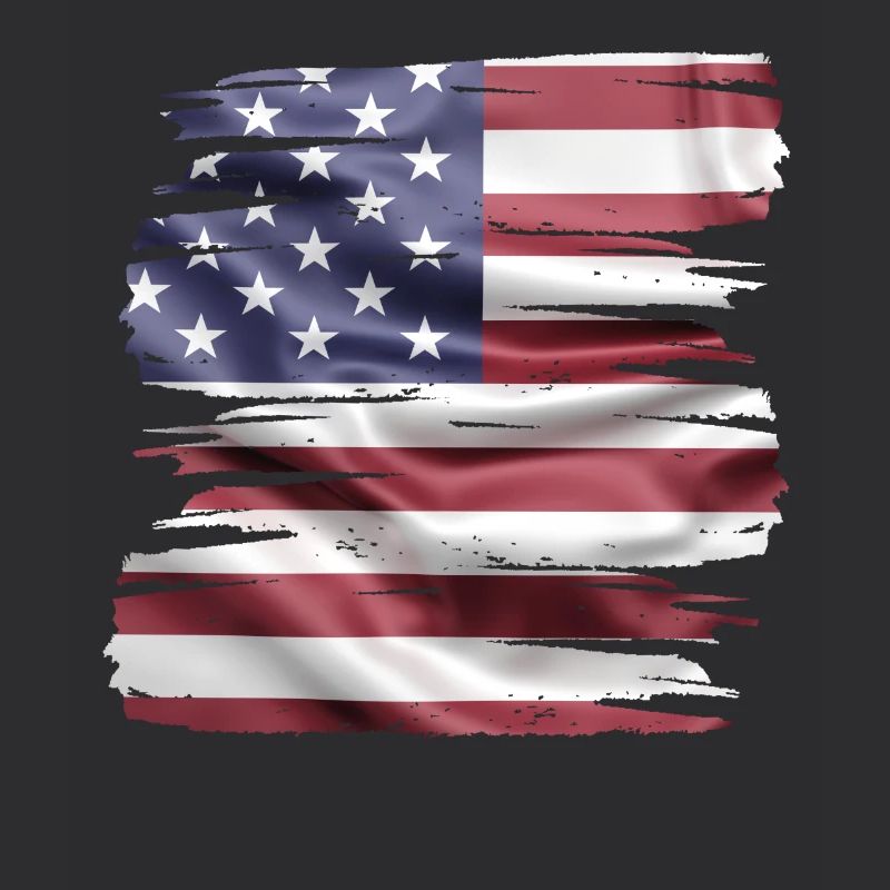 US flag retro