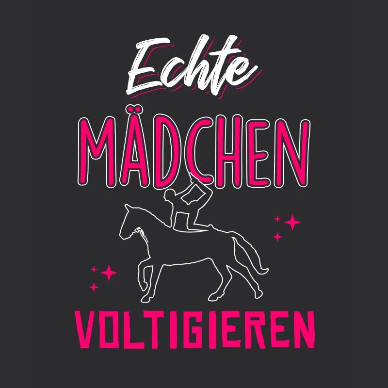 Echte Mädchen Voltigieren