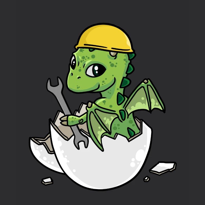 Dino Craftsman Eggshell Tool Car Workshop