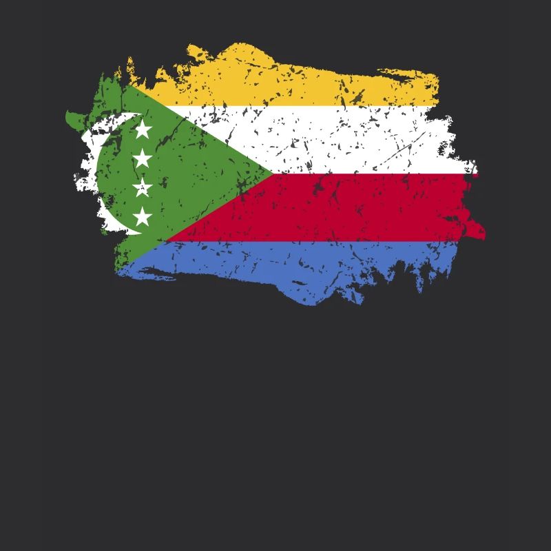 Comoros Flag Grunge Comoros Flag