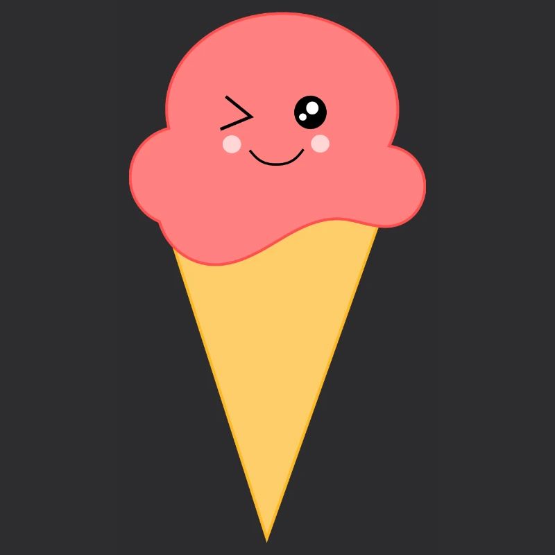 Eis Eiscreme Erdbeereis