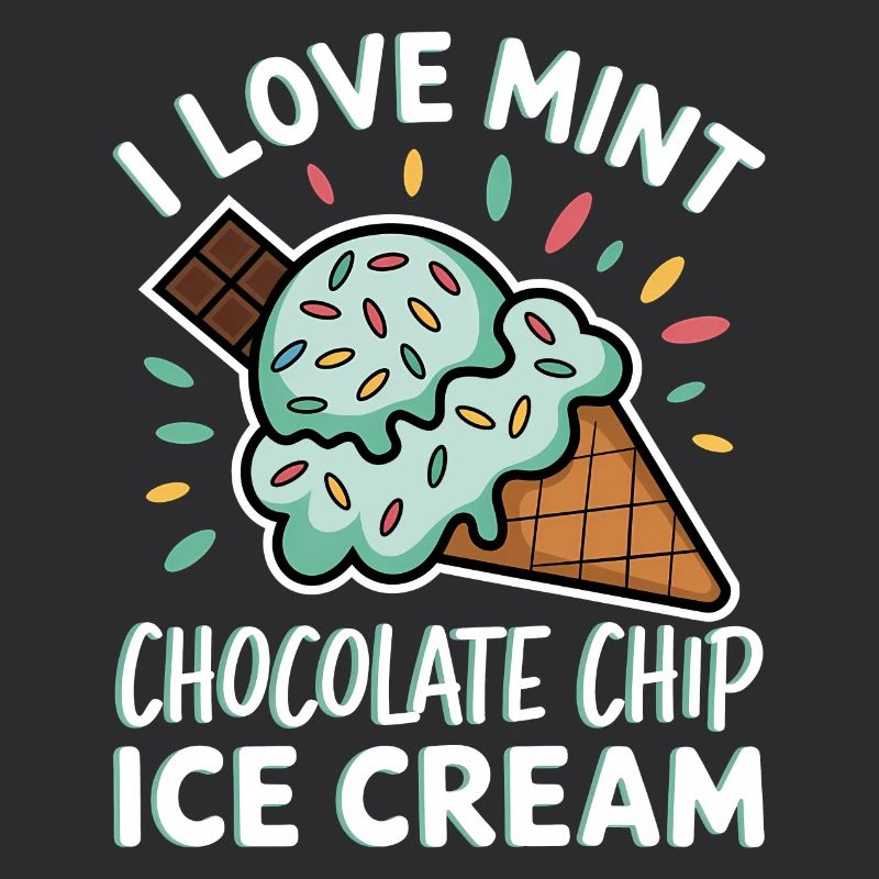 Schoko Minz Eis Spruch Lustiges Minz Eis Geschenk