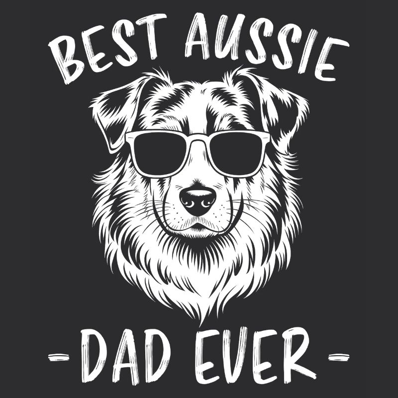 Australian Shepherd Dad Funny Aussie Gift