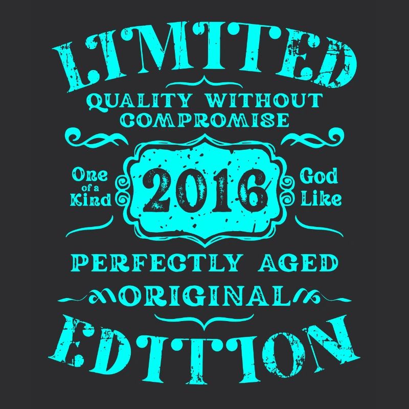Geburtstag 2016 Limited Edition Geschenk Used Cool