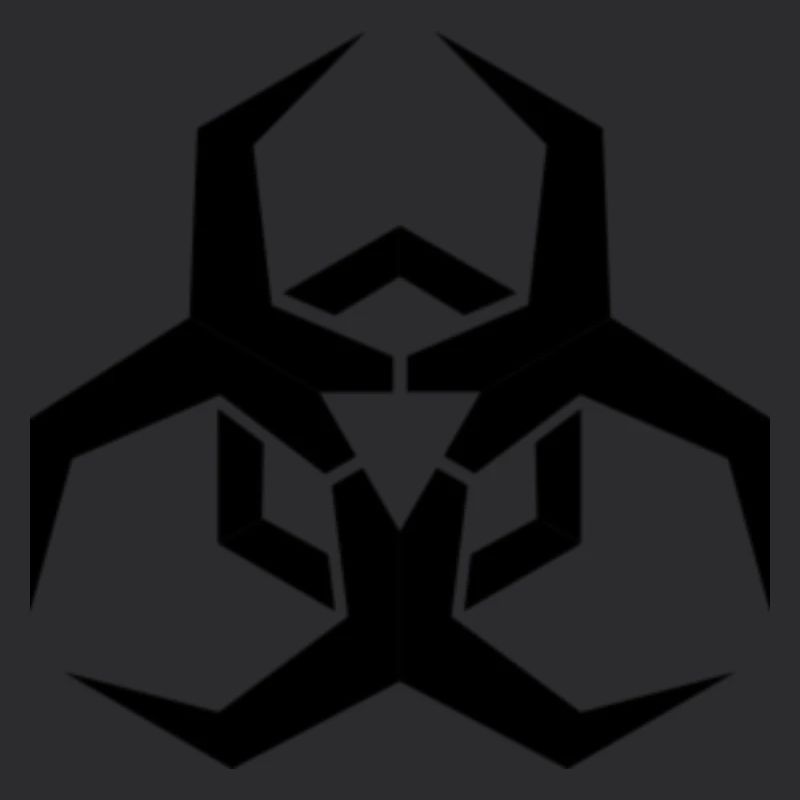 Angular Biohazard Symbole