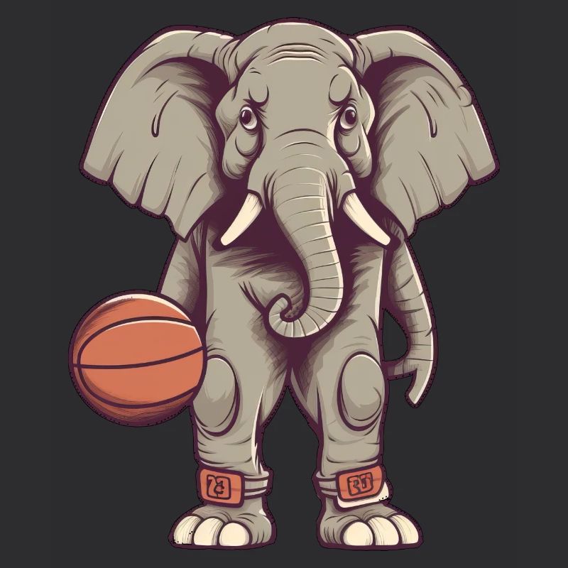 Éléphant de basket-ball